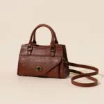 Classic Black Leather Handbag: Timeless Design for Business Meetings